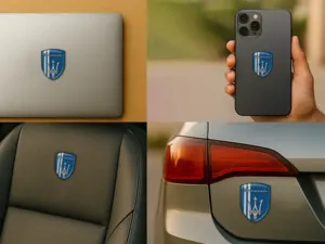 Maserati Adesivi Vinile Auto su Misura Edizione Elegante Massimo